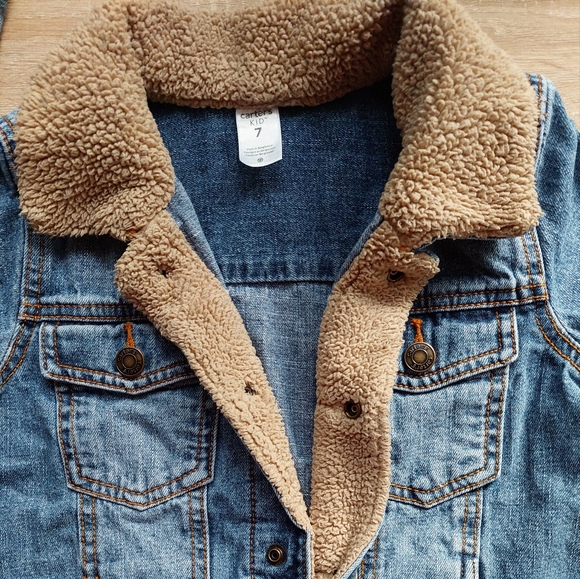 Carters euc/vguc jean jacket size 7 - Picture 9 of 16